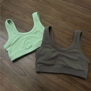 SET OF (2) ALO YOGA WELLNESS BRA